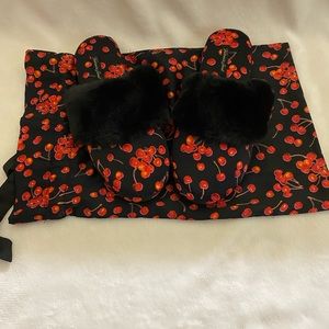 Victorias Secret Cherry slippers - Small